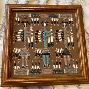 Navajo Sand Painting Art by Rosabelle Ben